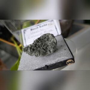 Uralite Mineral Specimen in Display Case